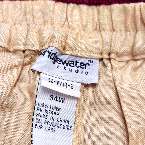 Plus size linen skirt - Picture 4 of 4